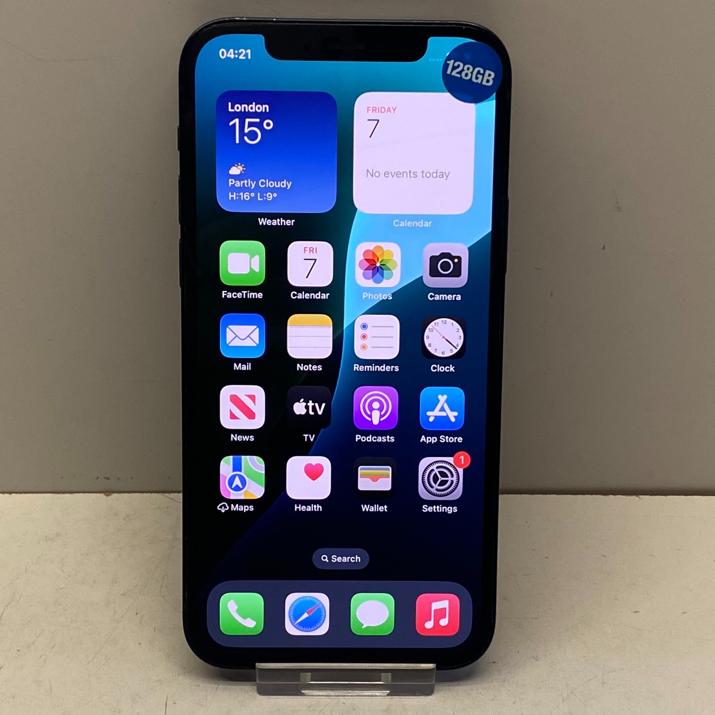 Used Apple iPhone 12 Unlocked Model A2403 128GB in Black - Own4Less